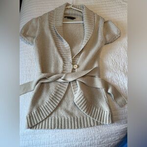 BCBGMaxAzria Cream Knit Sweater
